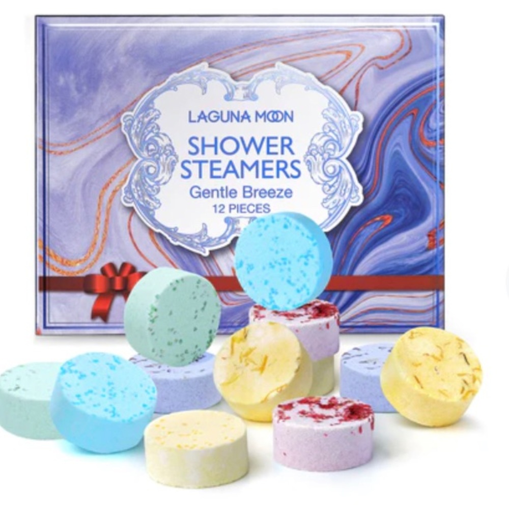 Aromatherapy shower steamers with essential oils